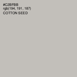 #C2BFBB - Cotton Seed Color Image